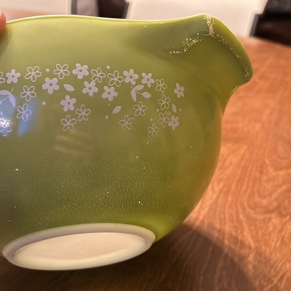 PYREX Spring blossom crazy daisy #443 cinderella nesting vintage mixing bowl - Picture 5 of 8
